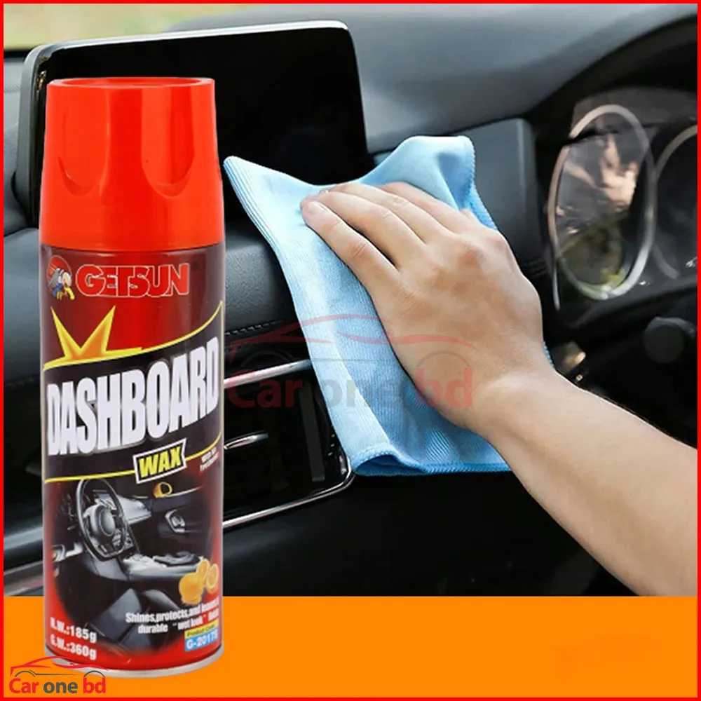 Getsun Car dashboard polish Glossy and Shining Spray
